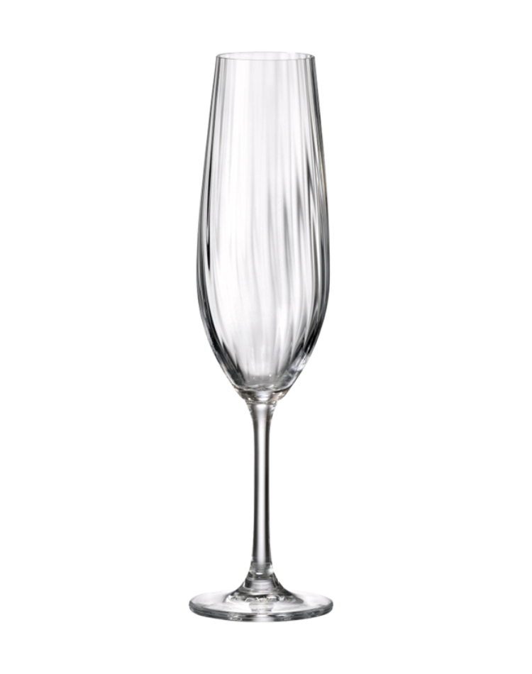 SARAH WATERFALL CRYSTAL FLUTE 260ML (SAR006.1)