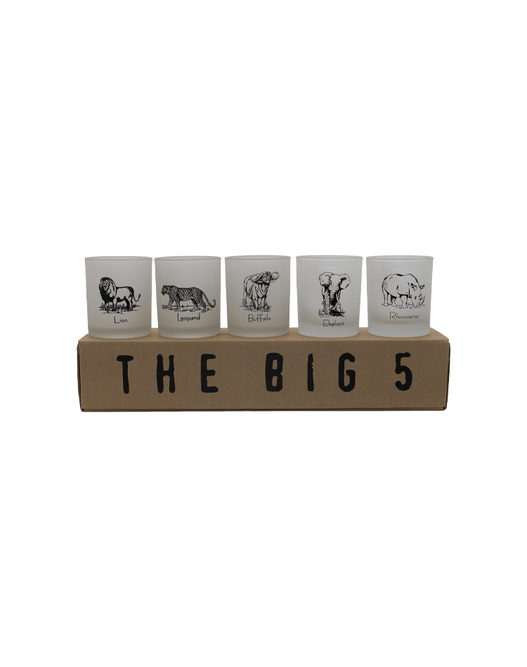 The Big 5 SA Straight Sided Whisky Frosted Set (B5-SW SET[F])