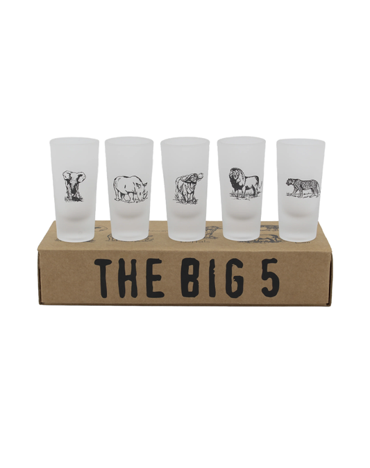 The Big 5 Tequila Single Shot Frosted Set (B5-TSS SET[F])