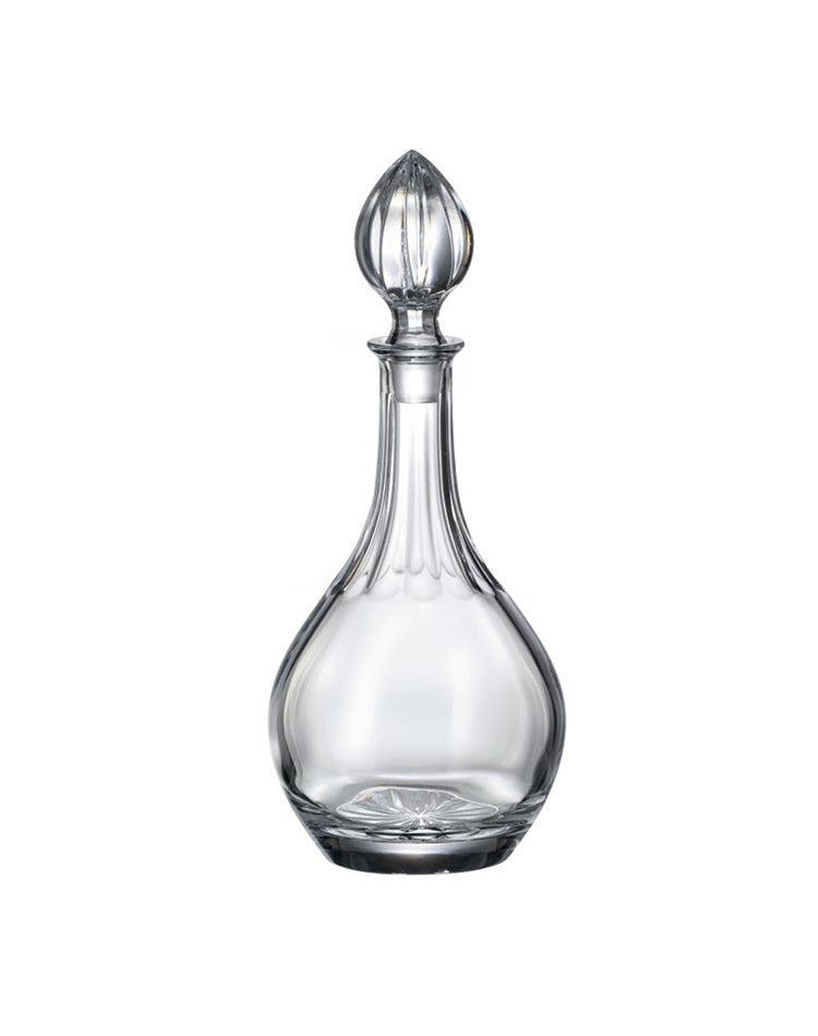 Decanter Bohemia Round Crystal with Base Cut (DEC004)