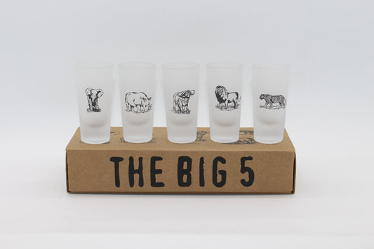 The Big 5 Tequila Single Shot Frosted Set (B5-TSS SET[F])