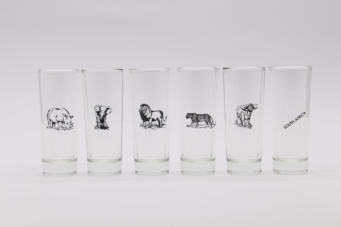 The Big 5 Tequila Double Shot Clear Set (B5-TDS SET[C])