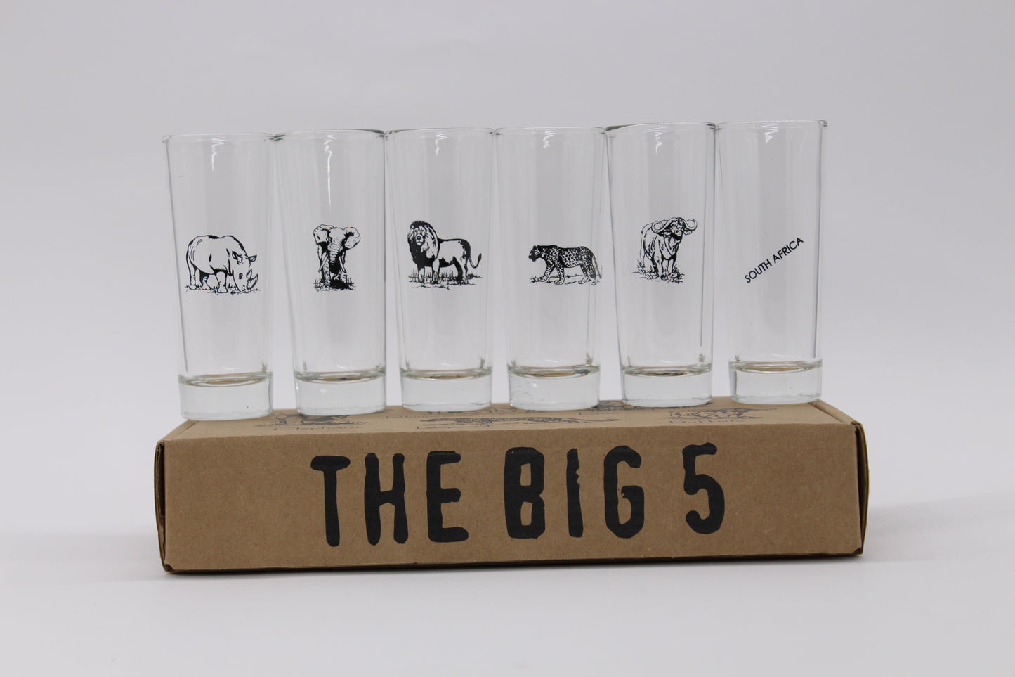 The Big 5 Tequila Double Shot Clear Set (B5-TDS SET[C])