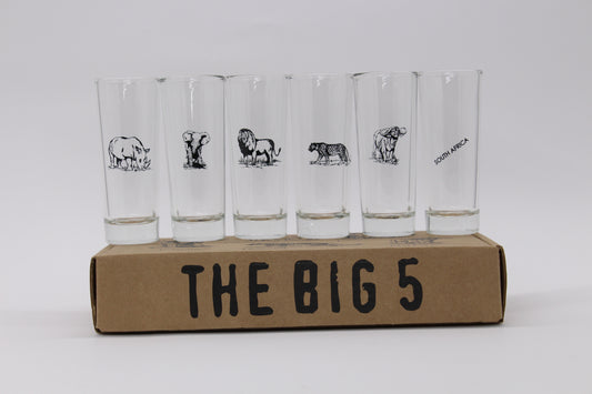 The Big 5 Tequila Double Shot Clear Set (B5-TDS SET[C])