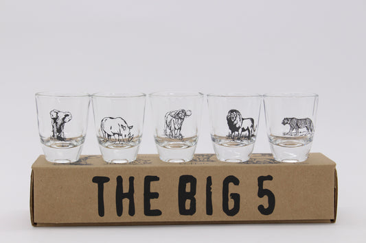 The Big 5 SA Gin Shot 30ml Clear Set (B5-GS SET[C])