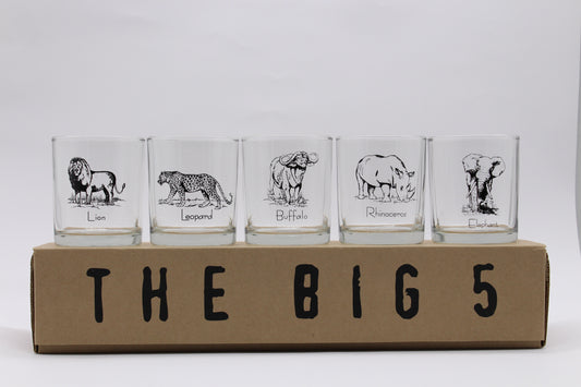 The Big 5 SA Straight Sided Whisky Clear Set (B5-SW SET[C])