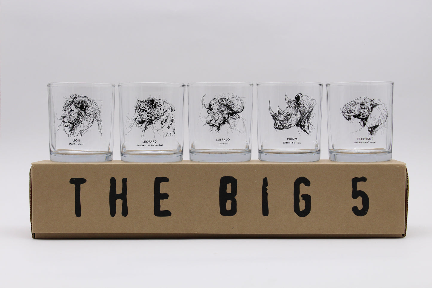 The New Big 5 SA Straight Sided Whisky Set (B5SA1 SW SET[C])