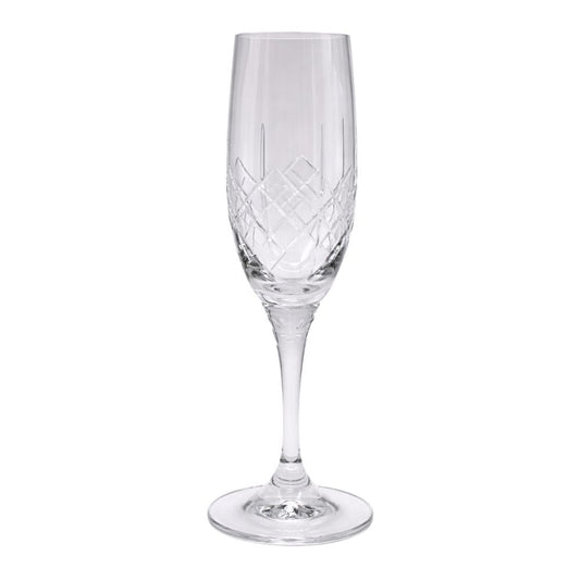 Rhapsody Crystal Flute 190ml- Emerald Full Cut (RHA004)