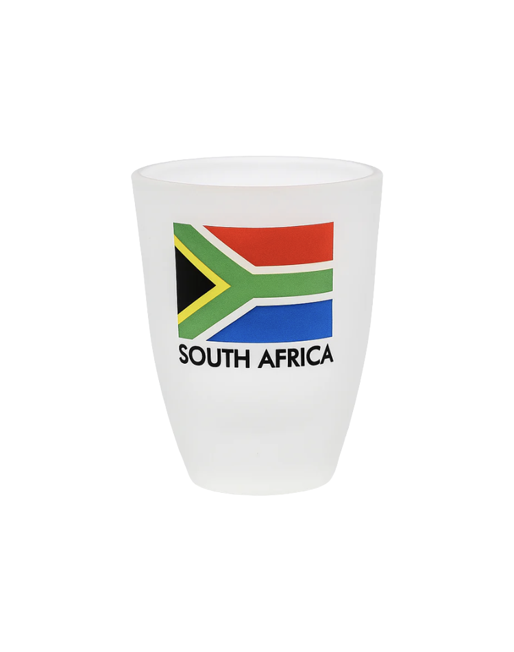 SA Flag Gin Shot Frosted (SAFLAG-GS(F)